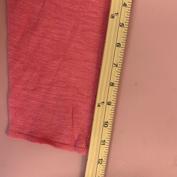 J. Jill Linen Cotton Pink Pullover Top Sustainable Eco Cottagecore Barbie LP - Picture 10 of 11